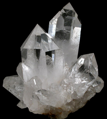 Quartz (Dauphin-law Twin) from Ouachita Mountains, Hot Spring County, Arkansas