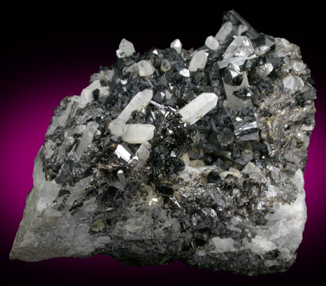 Cassiterite and Quartz from Huanuni District, Dalence Province, Oruro Department, Bolivia