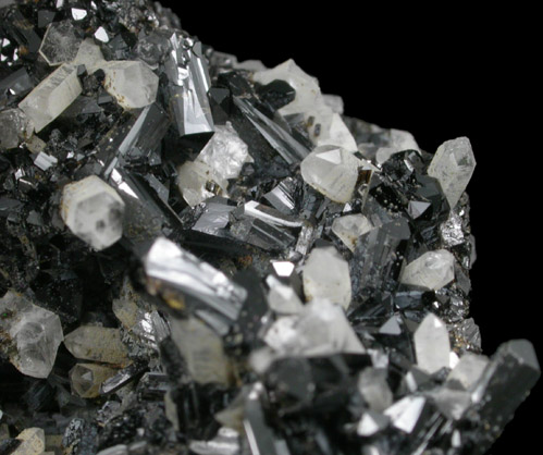Cassiterite and Quartz from Huanuni District, Dalence Province, Oruro Department, Bolivia