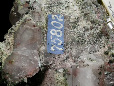 Copper and Calcite from Quincy Mine, Hancock, Keweenaw Peninsula Copper District, Houghton County, Michigan