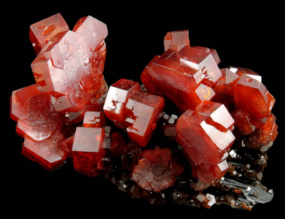 Vanadinite from Mibladen, Haute Moulouya Basin, Zeida-Aouli-Mibladen belt, Midelt Province, Morocco
