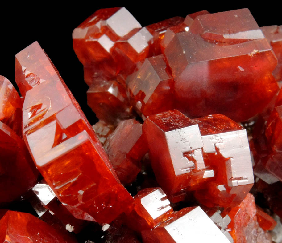 Vanadinite from Mibladen, Haute Moulouya Basin, Zeida-Aouli-Mibladen belt, Midelt Province, Morocco