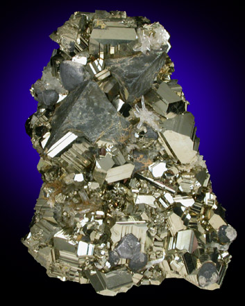 Tetrahedrite, Pyrite, Galena, Quartz from Park City District, Summit County, Utah