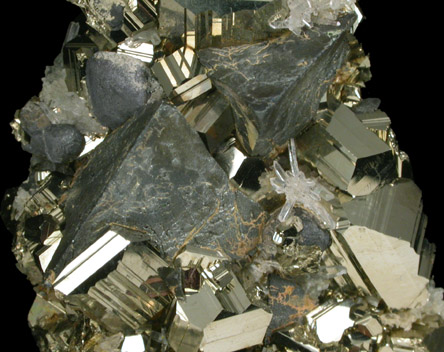 Tetrahedrite, Pyrite, Galena, Quartz from Park City District, Summit County, Utah