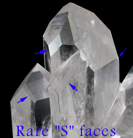 Quartz with S-faces from Tambobolehibe, Madagascar