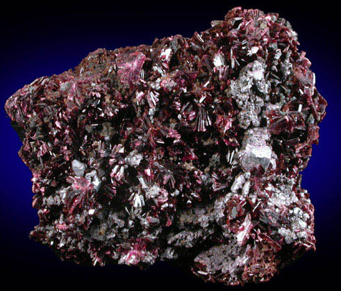 Erythrite with Heterogenite from Bou Azzer District, Anti-Atlas Mountains, Tazenakht, Ouarzazate, Morocco (Type Locality for Erythrite)