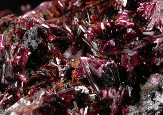 Erythrite with Heterogenite from Bou Azzer District, Anti-Atlas Mountains, Tazenakht, Ouarzazate, Morocco (Type Locality for Erythrite)