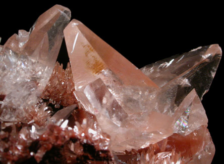 Calcite (twinned crystals) from Leiping Mine, Guiyang, Hunan, China