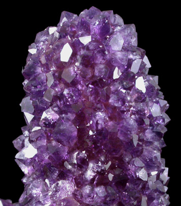 Quartz var. Amethyst stalactite from Catalan Agate-Amethyst District, Souther Paran Basalt Basin, Artigas, Uruguay