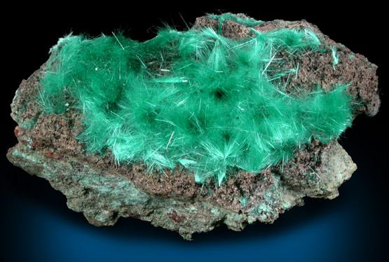 Brochantite from Kabolela Mine, 13 km W of Kambove, Katanga Copperbelt, Lualaba Province, Democratic Republic of the Congo