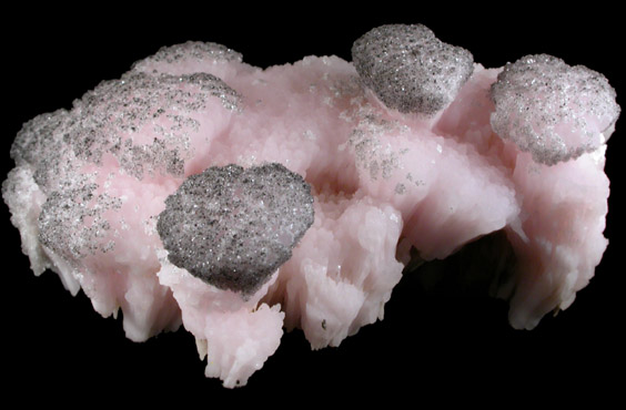 Calcite with Manganite and possibly Kutnohorite from Wessels Mine, Kalahari Manganese Field, Northern Cape Province, South Africa