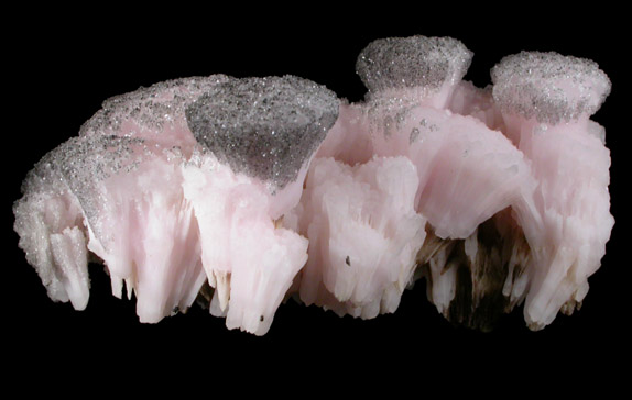 Calcite with Manganite and possibly Kutnohorite from Wessels Mine, Kalahari Manganese Field, Northern Cape Province, South Africa