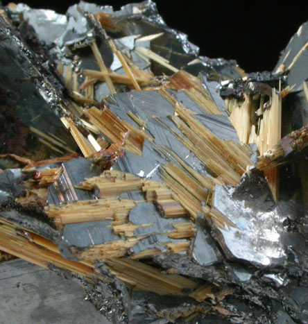 Rutile and Hematite from Ibitiara, Bahia, Brazil