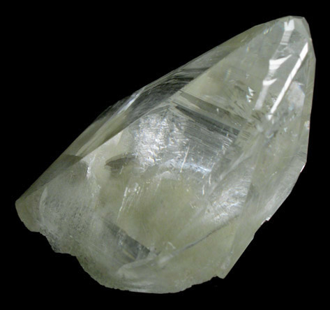 Calcite with Hedenbergite inclusions from Nikolaevskiy Mine, Dalnegorsk, Primorskiy Kray, Russia