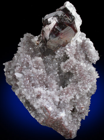 Sphalerite and Quartz from Shuikoushan Mine, Hunan Province, China