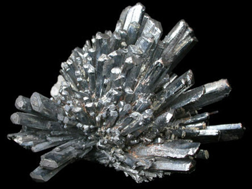 Stibnite from Baia Sprie (Felsbnya), Maramures, Romania