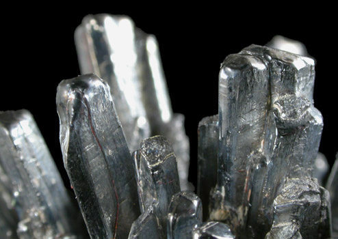 Stibnite from Baia Sprie (Felsbnya), Maramures, Romania