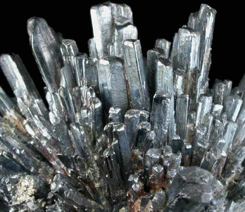 Stibnite from Baia Sprie (Felsbnya), Maramures, Romania