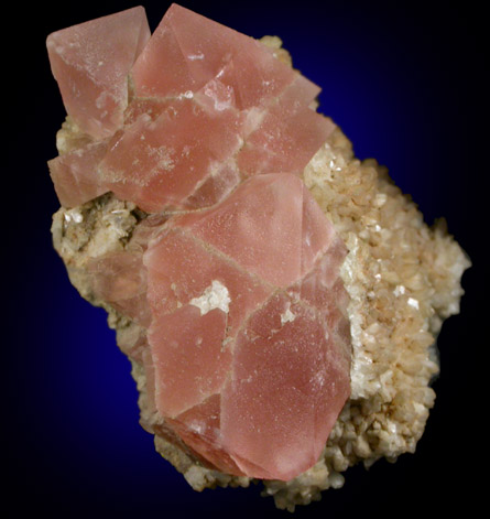 Fluorite with Stilbite-Ca from Grimsel Pass, Haslital, Bern, Switzerland