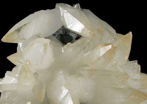 Calcite on Fluorite from Minerva #1 Mine, Sub-Rosiclare Level, Cave-in-Rock District, Hardin County, Illinois