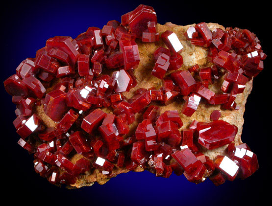 Vanadinite from Mibladen, Haute Moulouya Basin, Zeida-Aouli-Mibladen belt, Midelt Province, Morocco