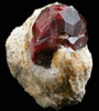 Almandine Garnet in Quartz from Serrote Redondo, near Pedra Lavrada, Paraba, Brazil