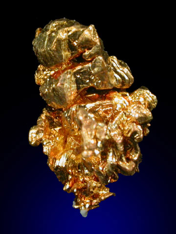 Gold from Diltz Mine, Bear Valley, Whitlock District, Mariposa County, California