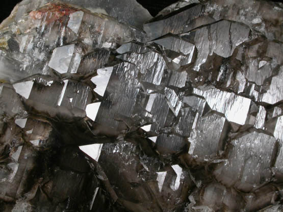 Quartz var. Smoky from Songo Pond Quarry, Albany, Oxford County, Maine