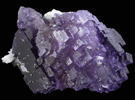 Fluorite with Barite and Chalcopyrite from Cave-in-Rock District, Hardin County, Illinois