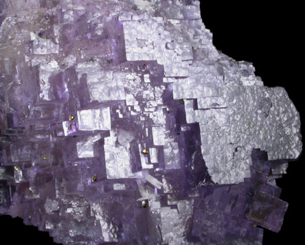 Fluorite with Barite and Chalcopyrite from Cave-in-Rock District, Hardin County, Illinois