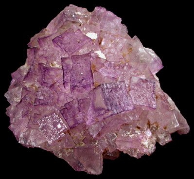 Fluorite on Barite from Caldwell Stone Quarry, Danville, Boyle County, Kentucky