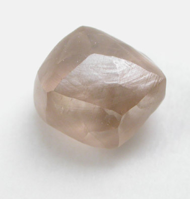 Diamond (0.73 carat brown dodecahedral crystal) from Northern Cape Province, South Africa