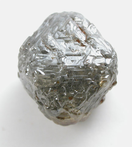 Diamond (7.11 carat gray octahedral crystal) from Bakwanga Mine, Mbuji-Mayi (Miba), Democratic Republic of the Congo