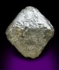 Diamond (6.41 carat gray octahedral crystal) from Bakwanga Mine, Mbuji-Mayi (Miba), Democratic Republic of the Congo
