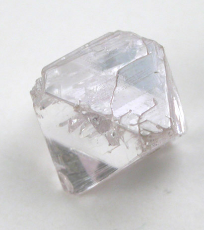 Diamond (0.78 carat pink octahedral crystal) from Argyle Mine, Kimberley, Western Australia, Australia