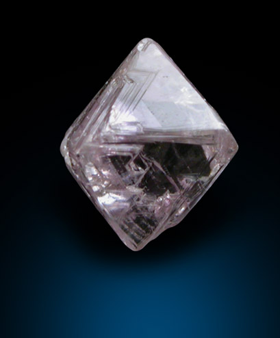 Diamond (0.49 carat pink octahedral crystal) from Argyle Mine, Kimberley, Western Australia, Australia