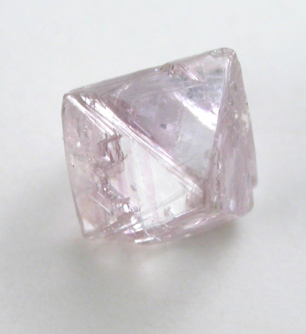 Diamond (0.49 carat pink octahedral crystal) from Argyle Mine, Kimberley, Western Australia, Australia
