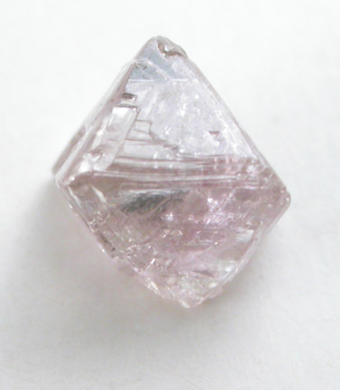 Diamond (0.30 carat pink-gray octahedral crystal) from Argyle Mine, Kimberley, Western Australia, Australia