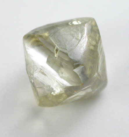 Diamond (1.22 carat yellow octahedral crystal) from Baken Mine, Northern Cape Province, South Africa