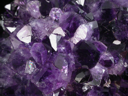 Quartz var. Amethyst from Catalan Agate-Amethyst District, Souther Paran Basalt Basin, Artigas, Uruguay