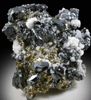 Sphalerite, Pyrite, Calcite from Naica District, Saucillo, Chihuahua, Mexico