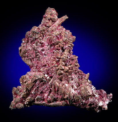 Copper with Cuprite from Ray Mine, Mineral Creek District, Pinal County, Arizona