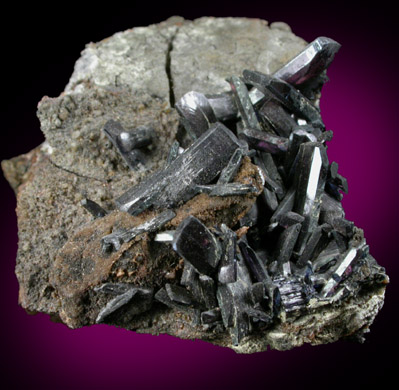 Vivianite from Blackbird Mine, Cobalt District, Lemhi County, Idaho