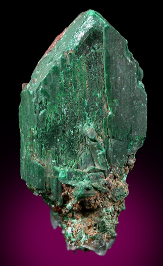 Malachite pseudomorph after Azurite from Sacramento Mine, Bisbee District, Cochise County, Arizona