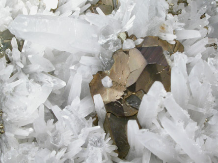 Quartz and Pyrite from Steward Mine, Butte District, Silver Bow County, Montana