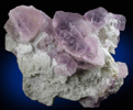 Fluorite on Quartz from Judith Lynn Claim, Pine Canyon deposit, Grant County, New Mexico