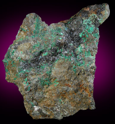 Paratacamite and Cassiterite from Wheal Hazard, Botallack Mine, St Just District, Cornwall, England