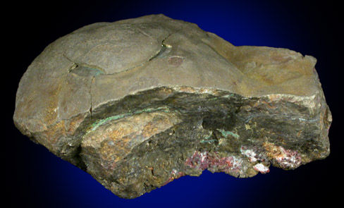 Chalcopyrite var. Blister Copper from Cook's Kitchen Mine, Illogan, Cornwall, England