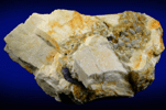 Fluorapatite on Quartz and Orthoclase with Muscovite var. Gilbertite from Megiliggar Rocks, Breage, Cornwall, England