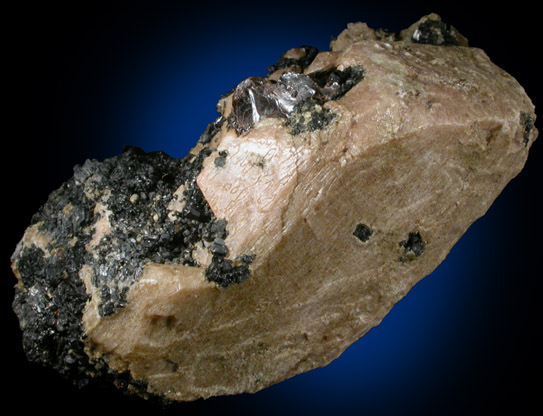 Microcline, Titanite, Hornblende from Smart Mine, Lake Clear, Ontario, Canada